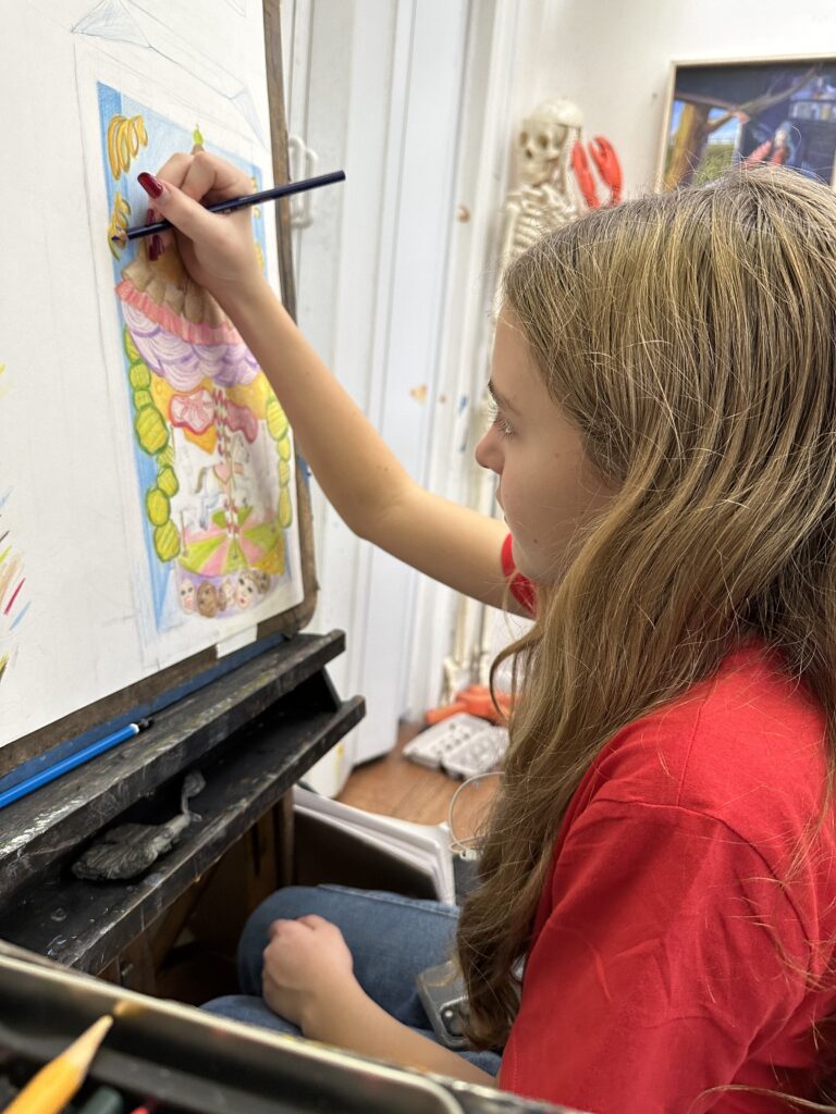 Art High School Portfolio and Art Competition Preparation Classes for Grade 8 and Below at New York Art Studio